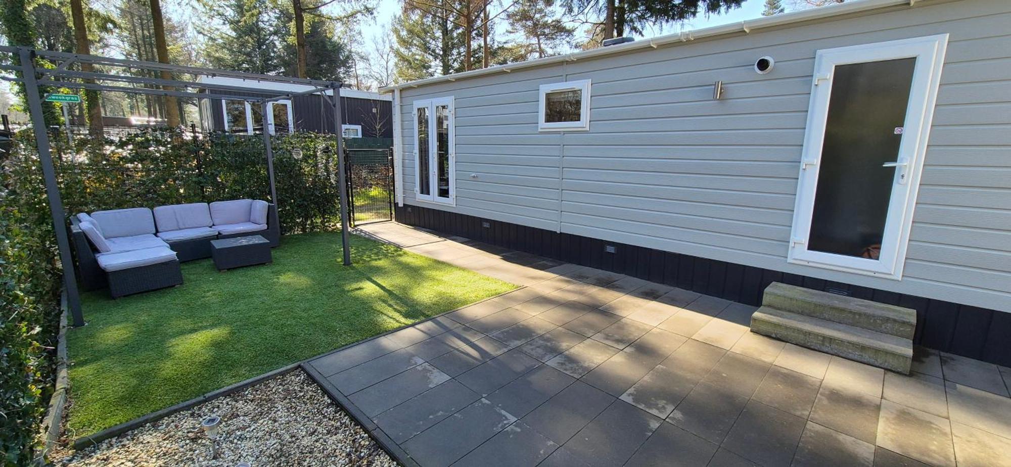Het Veluwse Boshuisje Knus Chalet Met Omheinde Tuin Op De Veluwe Hoenderloo Exterior foto